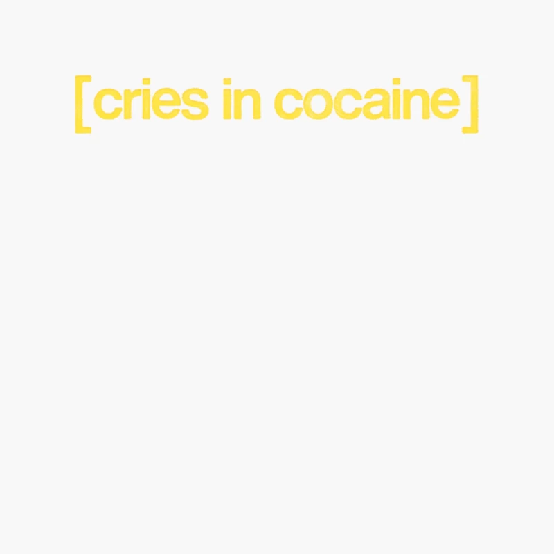 (cries in cocaine) Cotton Tote Bag
