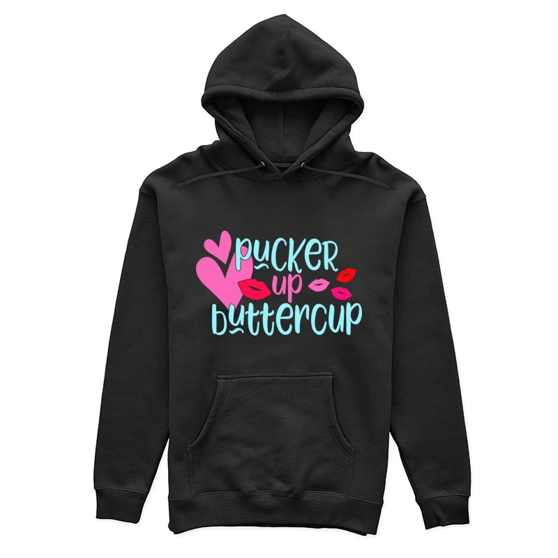 Amour et baisers colorés Femme Sweat à capuche