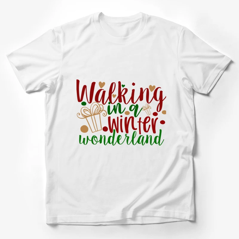 Promenade dans un Pays des Merveilles d'Hiver Homme T-Shirt