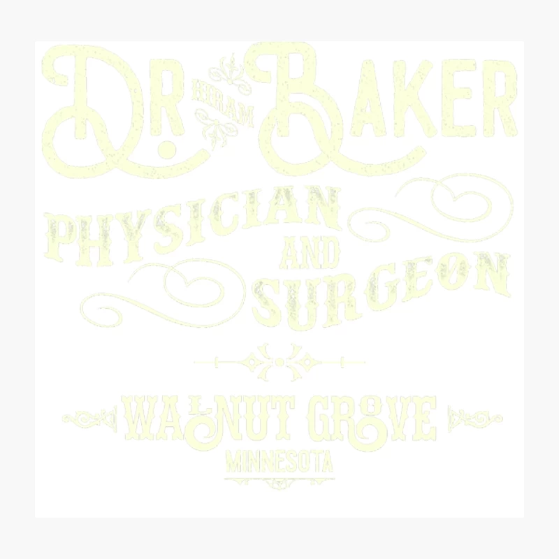Doc Baker from Little House on the Prairie Throw Pillow