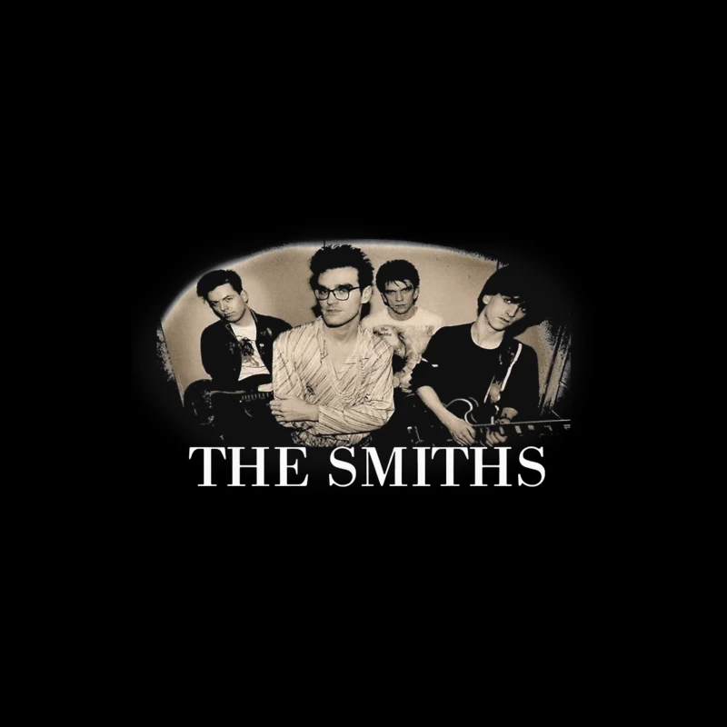 The Smiths - Iconic 1980s Alternative Rock Band Portrait Travel Mug