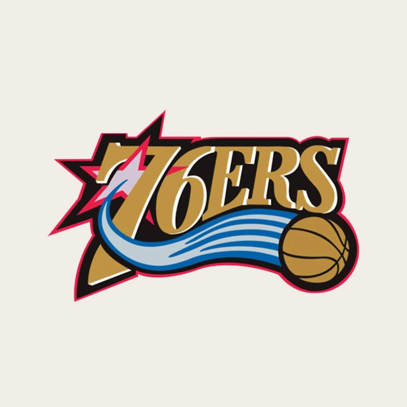 Philadelphia 76ers NBA Basketball Team Logo Bucket Hat