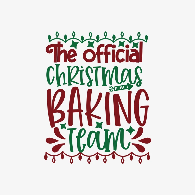L'équipe officielle de pâtisserie de Noël Homme Sweat-shirt à enfiler