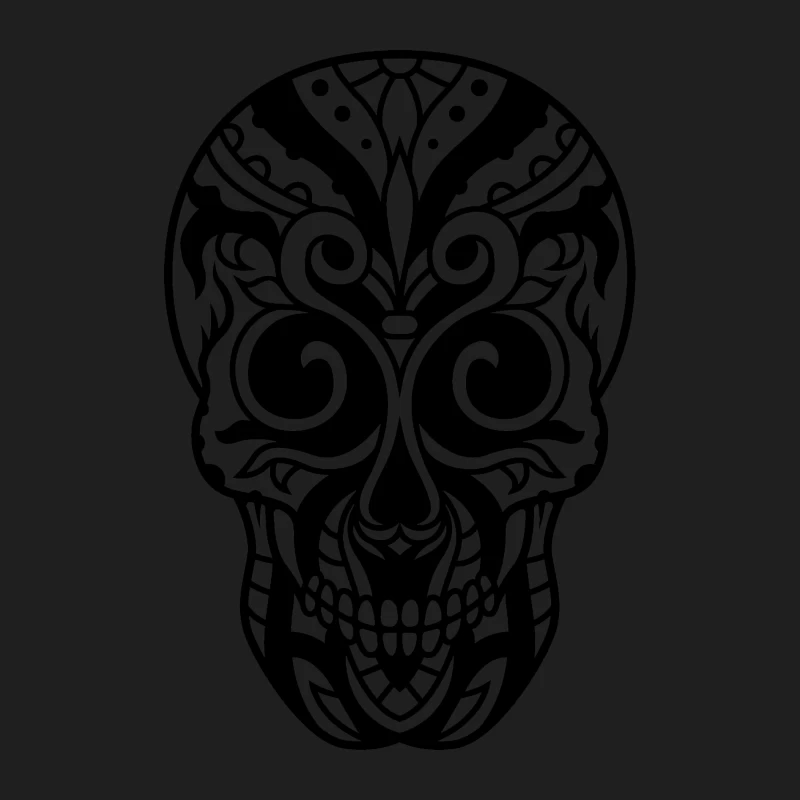 Calavera ornementale monochrome Homme Débardeur