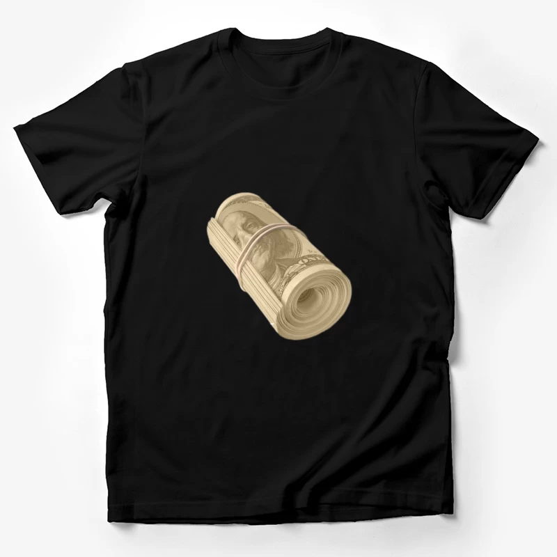 Rouleau de billets en dollars avec élastique Homme T-Shirt