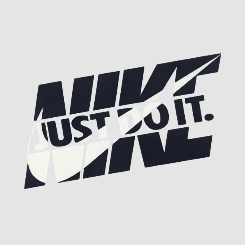 Nike-Logo mit Slogan Herren Pullover Hoodie