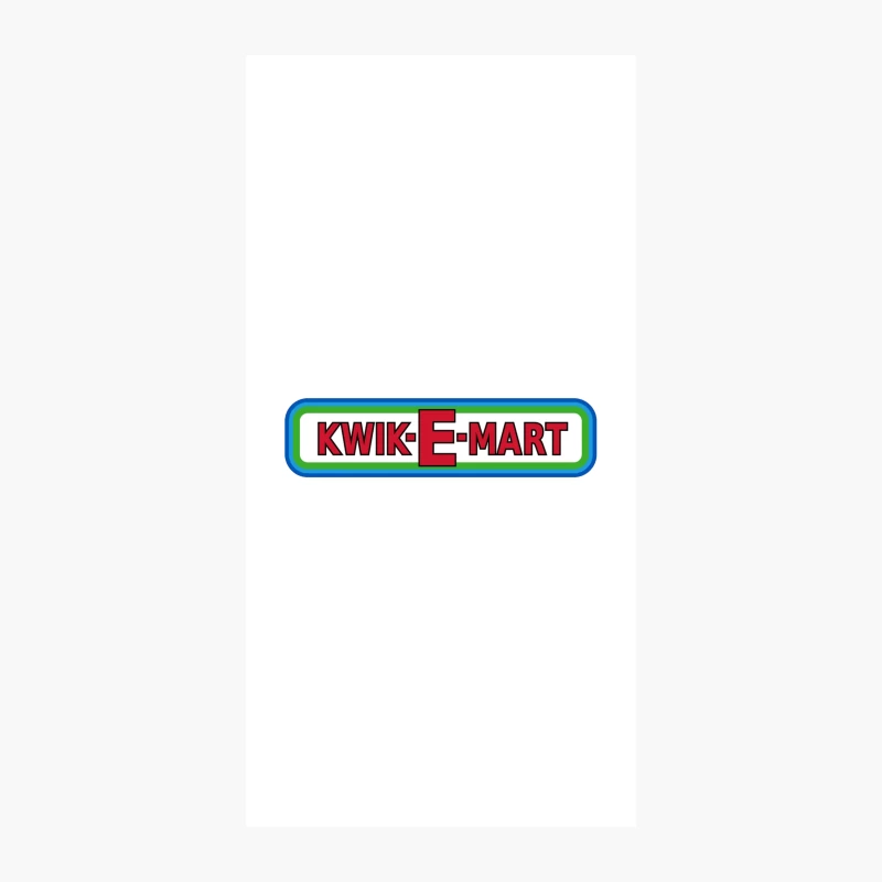 Kwik-E-Mart: Iconic Convenience Store Logo from The Simpsons iPhone Case