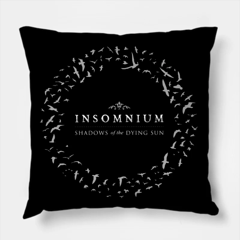 Insomnium Shadows Of The Dying Sun Throw Pillow