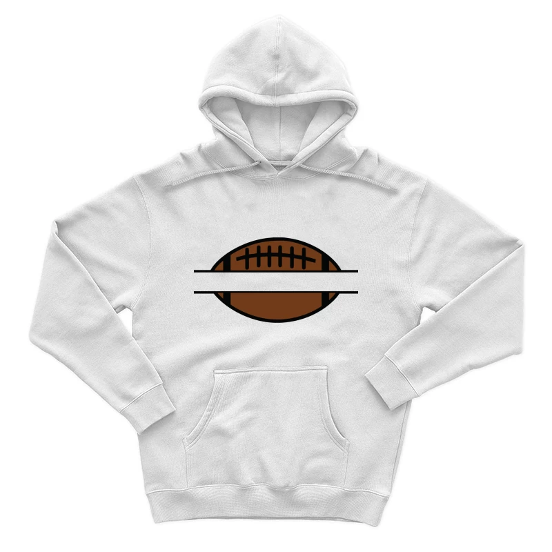 Ballon de football américain simple Homme Sweat à capuche