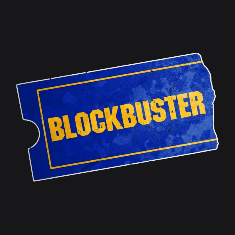 Vintage Blockbuster Video Rental Store Logo Ticket Female Pullover Hoodie