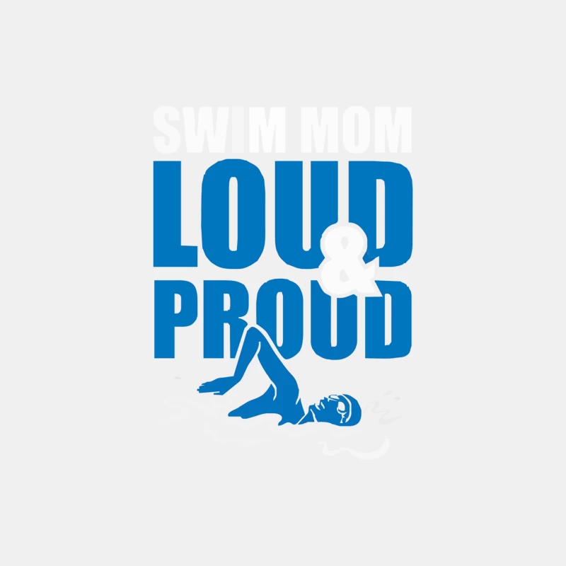 Swim Mom Loud And Proud Sports Athlete Athletic Male Tank Top