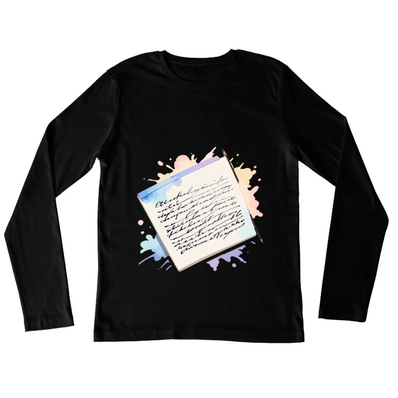Letter destiny Female Long Sleeve T-Shirt