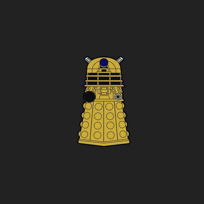 Iconic Dalek from Doctor Who Science Fiction Series Bucket Hat
