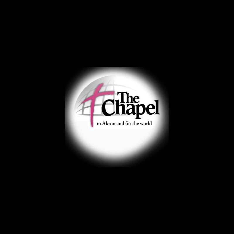 The Chapel Church Logo with Pink Cross - Akron Religious Organization iPhone Case