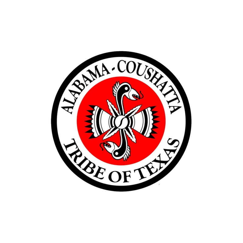 Alabama-Coushatta Tribe of Texas Official Seal Logo Mouse Pad