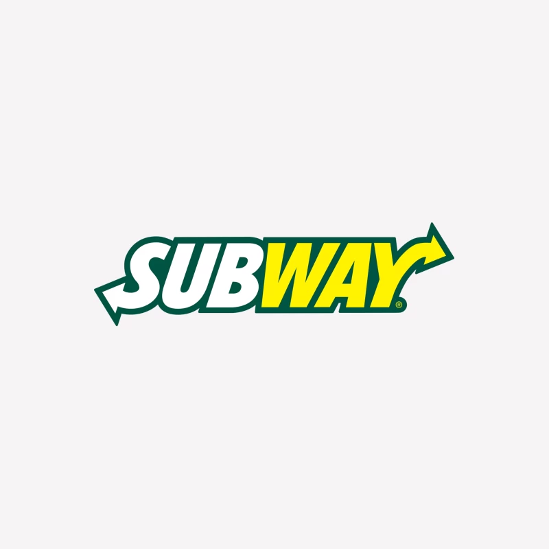 Subway Restaurant Logo Male T-Shirt