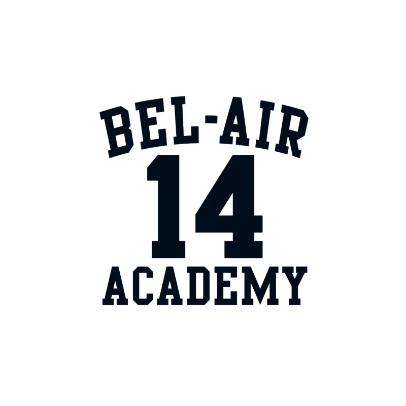 Bel-Air Academy Number 14 Athletic Jersey Design Mouse Pad