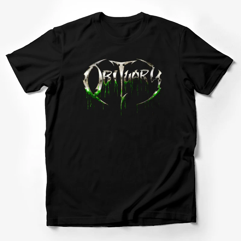 Obituary Slowly We Rot Logo Male T-Shirt