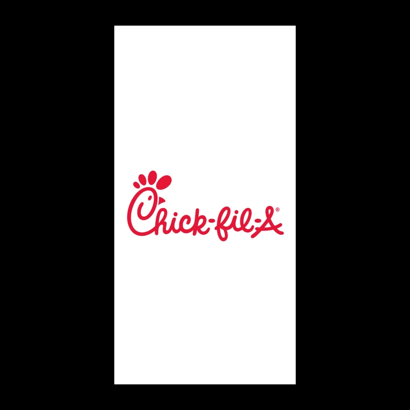 Chick-fil-A Restaurant Chain Logo in Red iPhone Case