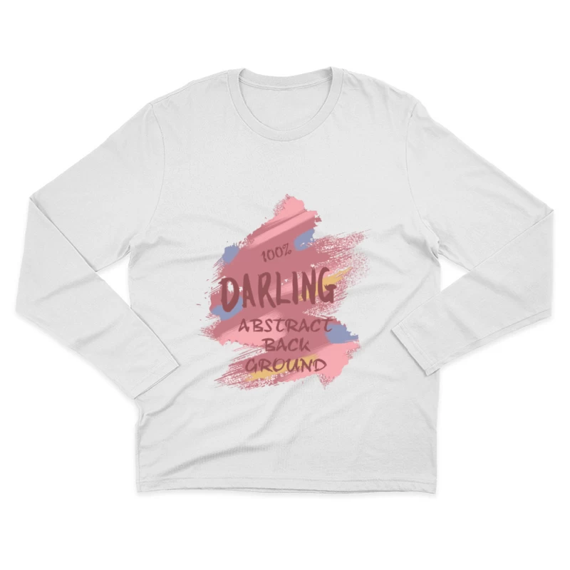 Abstrakte Kunsthintergrund Illustration Herren Langarm T-Shirt