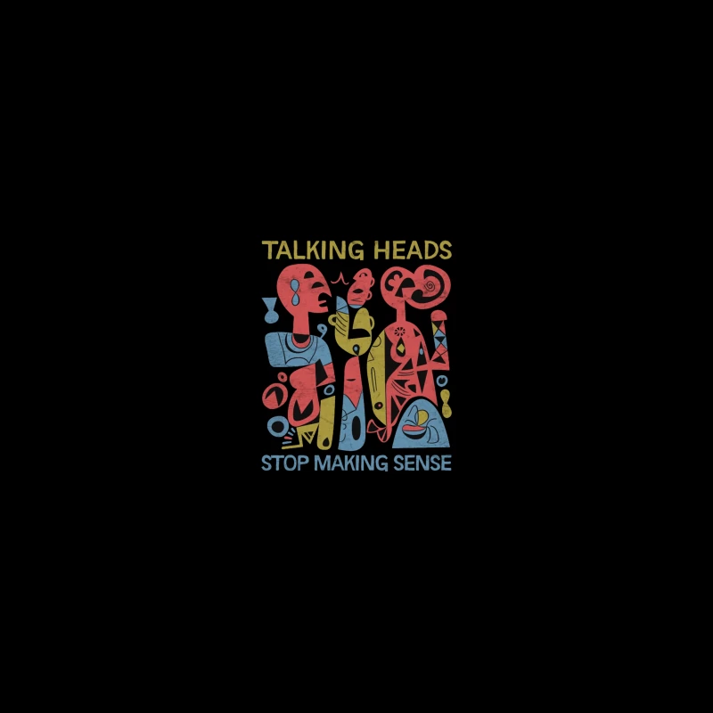 Talking Heads "Stop Making Sense" Abstract Album Art Coffee Mug