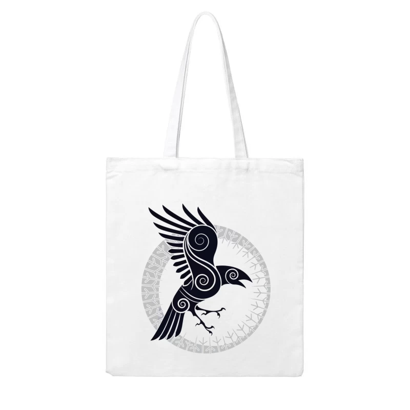 Raven of the Ancient Skies Cotton Tote Bag