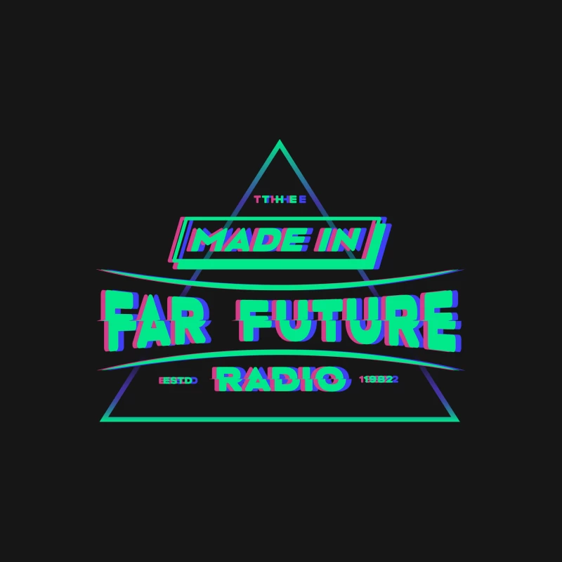 Made in Far Future Radio Logo Herren T-Shirt