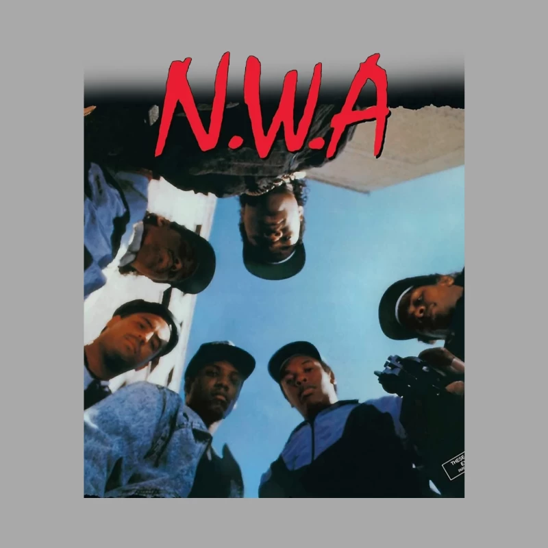 N.W.A Group Circle Low-Angle Photo Against Blue Sky Male Pullover Hoodie