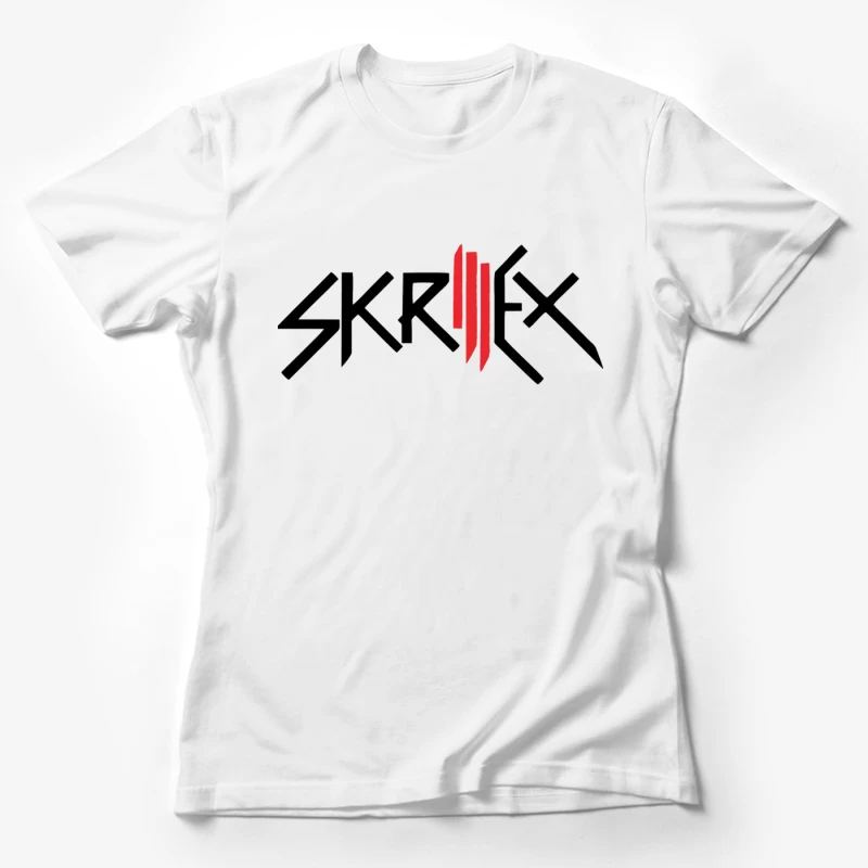 Skrillex Electronic Music Artist Logo Design Female T-Shirt