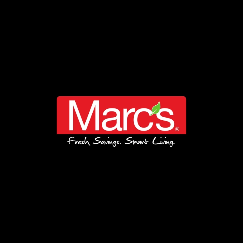 Marc's Supermarket Logo with Fresh Savings Tagline Travel Mug