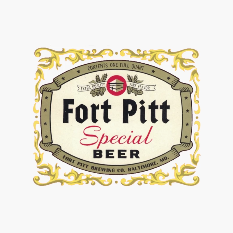 Fort Pitt Beer 3 Cotton Tote Bag