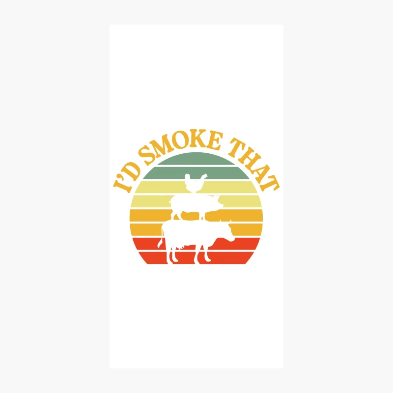 BBQ I'd Smoke That Barbeque Grilling iPhone Case
