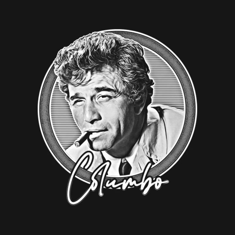 Columbo  Retro TV Fan Design Mouse Pad