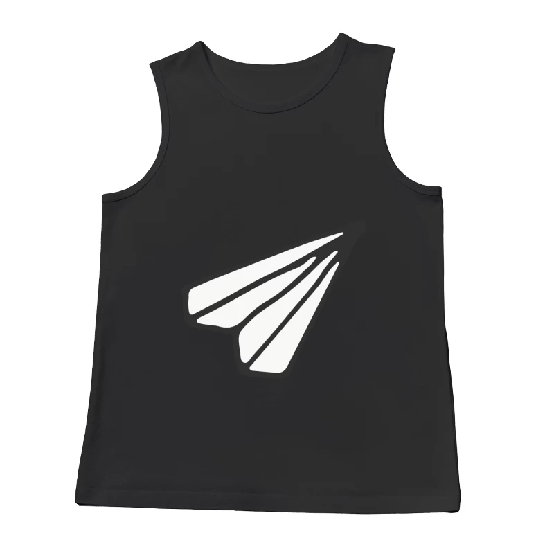 Avion en papier stylisé Homme Débardeur