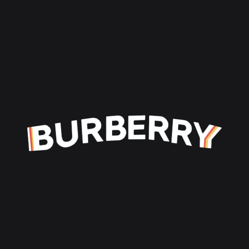Design du Logo Burberry avec Bandes Colorées Homme Sweat à capuche