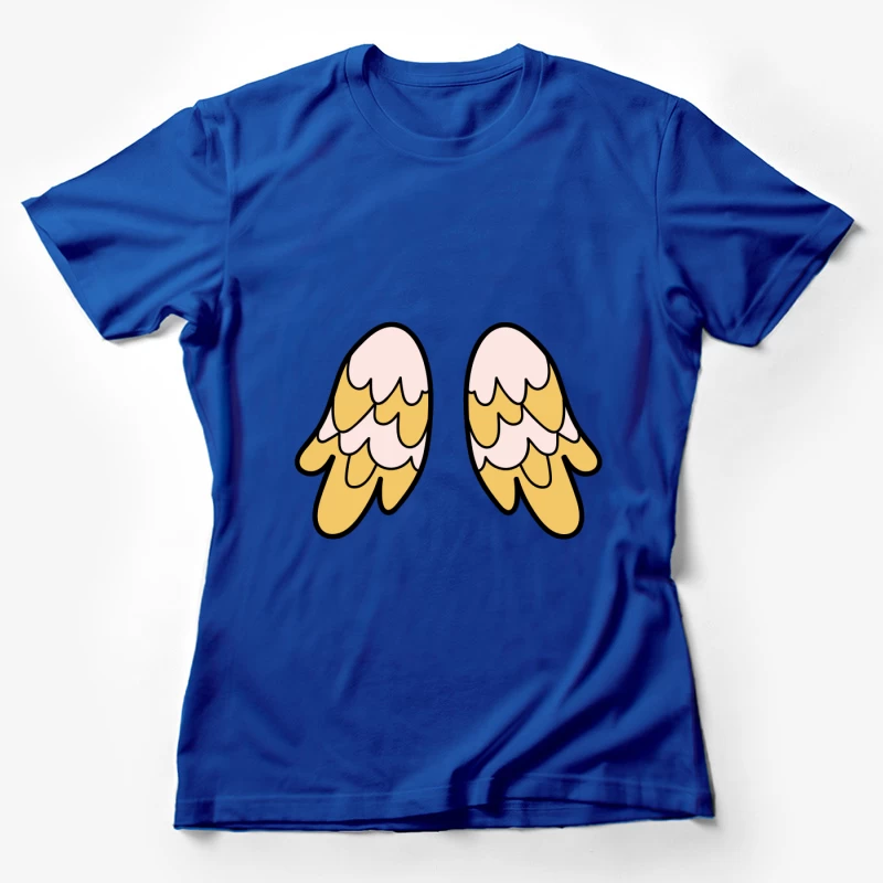 Ailes stylisées colorées Femme T-Shirt