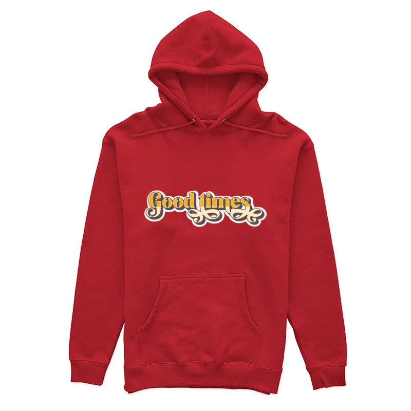 Gute Zeiten Schriftzug Design Damen Pullover Hoodie