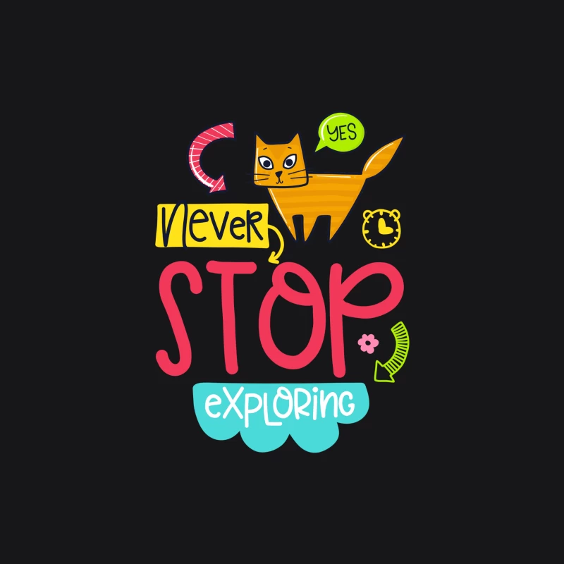Chat explorateur coloré Femme Sweat à capuche