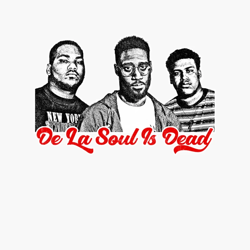De La Soul Is Dead  Retro Style Fan Art Design Cotton Tote Bag