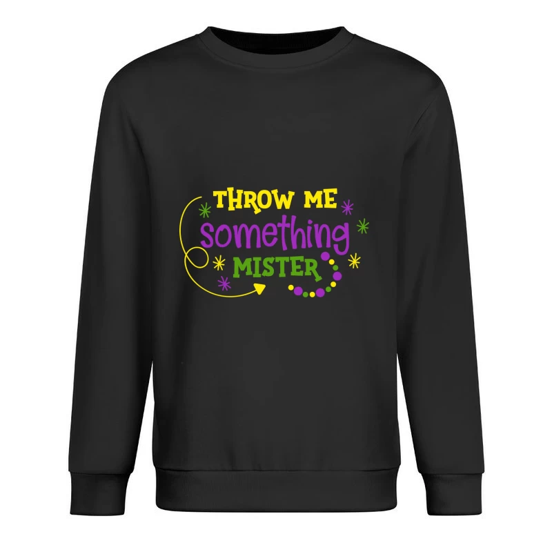 Slogan de Mardi Gras coloré Homme Sweat-shirt à enfiler
