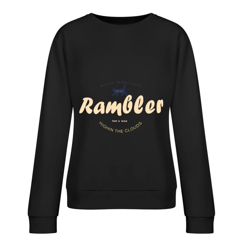 Katzen-Themen-Wanderbekleidung Damen Pullover Sweatshirt