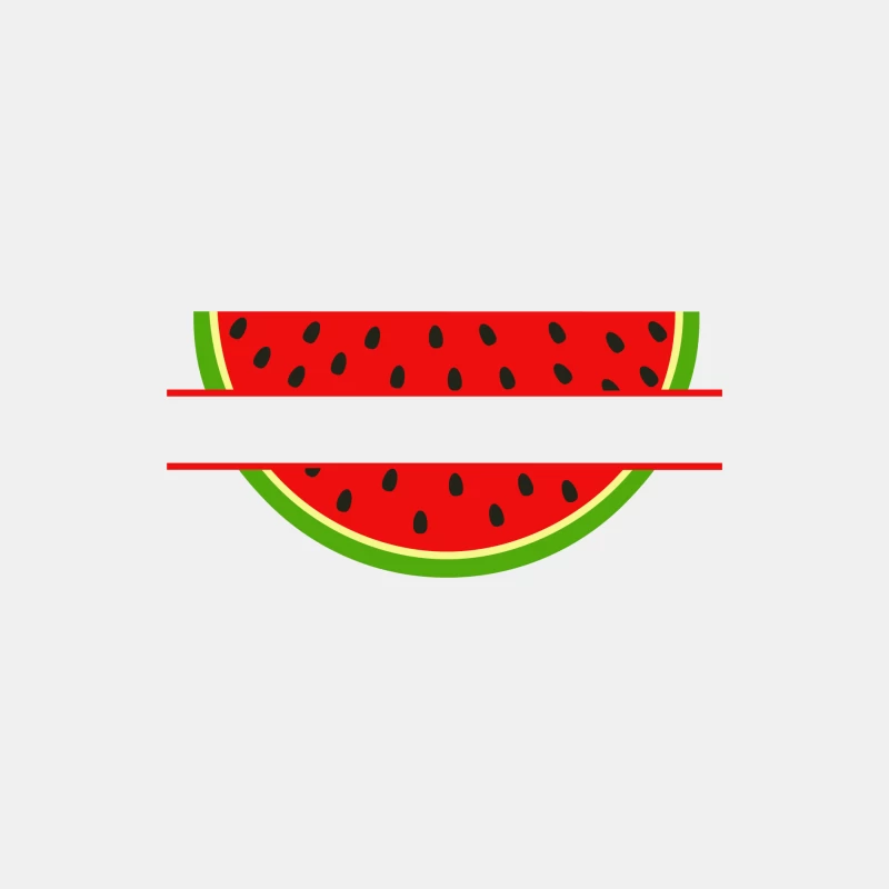 Logo de pastèque coloré et moderne Homme Débardeur