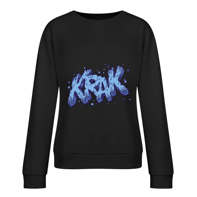 Comic-Stil Textexplosion Damen Pullover Sweatshirt