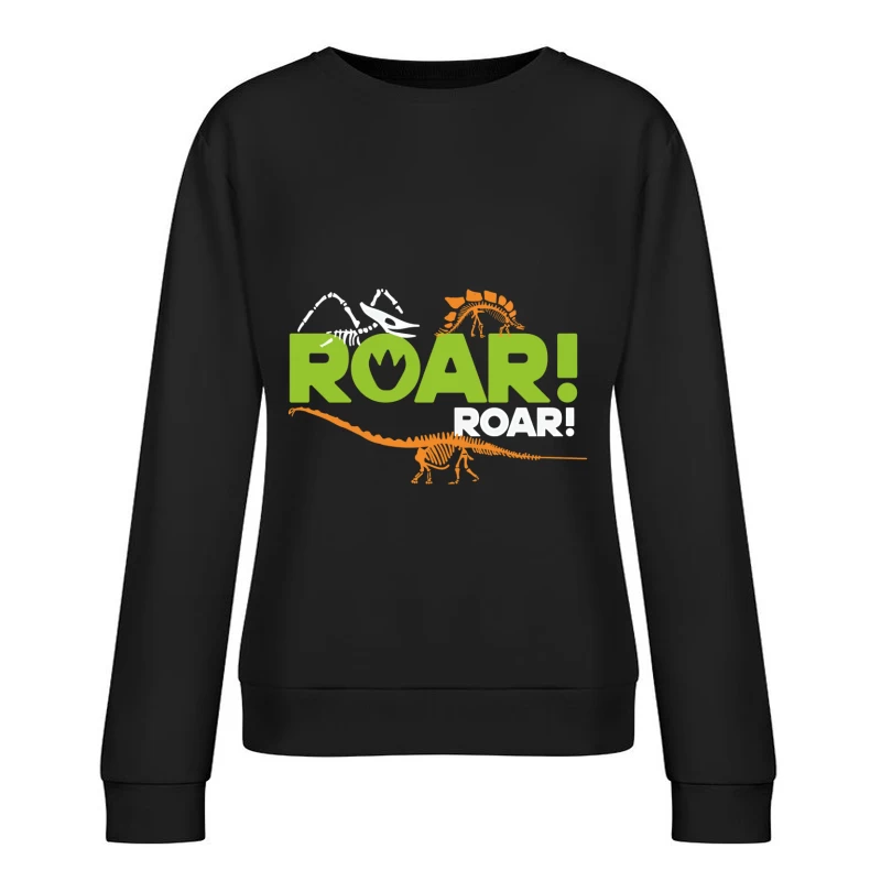 Roar! Dinosaur Playground Female Pullover Sweatshirt