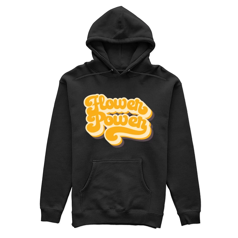 Flower Power Retro Design Damen Pullover Hoodie