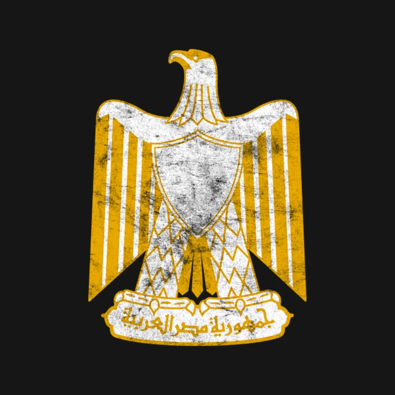 Egypt  Vintage Faded Style Flag Design Mouse Pad