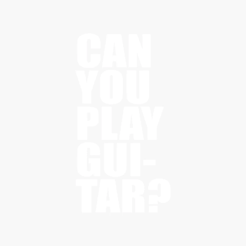 Can You Play Guitar Can You Fuck Cotton Tote Bag