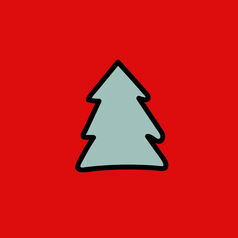 Icône de sapin minimaliste Homme Débardeur