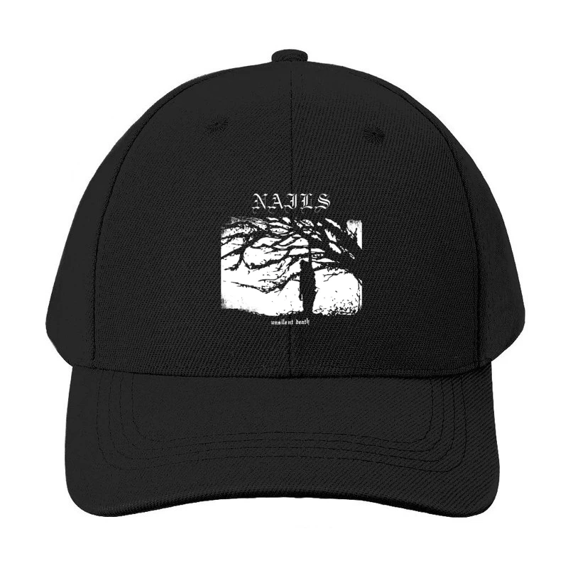 Nails Unsilent Death Baseball Cap