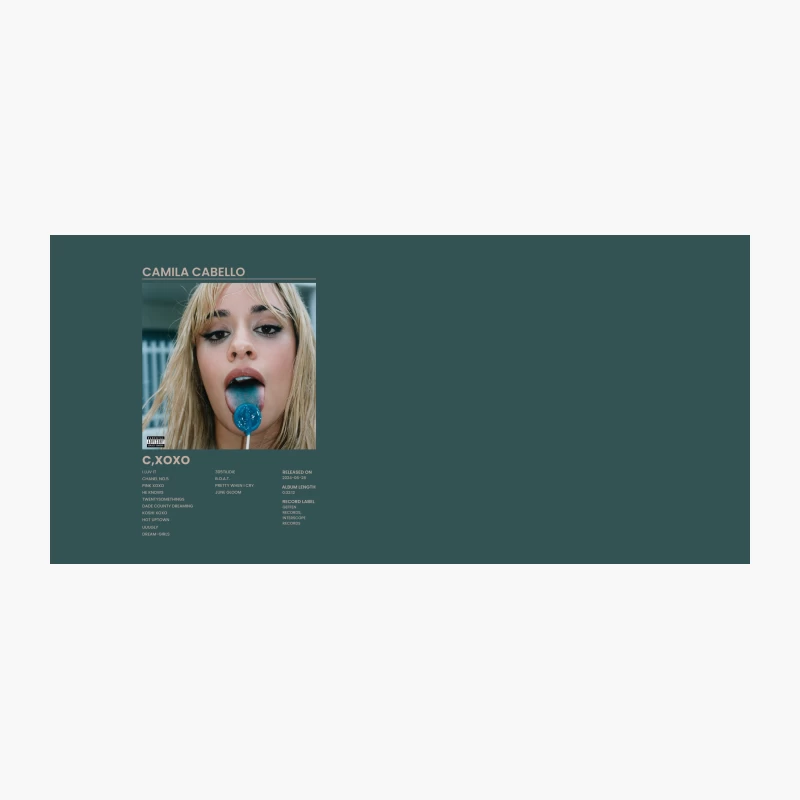 Provocative Pop Album Cover with Lollipop Coffee Mug